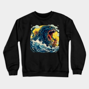 Giant Sea Monster Crewneck Sweatshirt